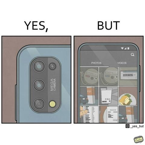 Funny comic about how great our smart phone cameras are and then what we use them for.